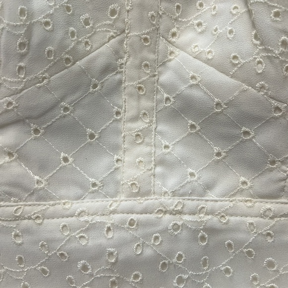 Cream bandeau with adjustable spaghetti straps. Size XS - Picture 2 of 3